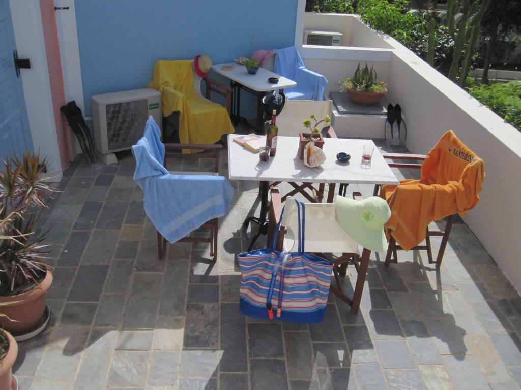 Villa Nikos Karamolegkos Kamari Kamári Exterior foto